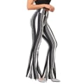 Miniatyrbild 1 av 4: Print Stretch Bell Bottom Flare Palazzo Byxor Byxor style 3 S