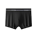Miniatyrbilde 1 av 10: Menn Is Silke Bokser Mesh Brief Pustende Kjølig Undertøy Black L