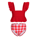 Miniatyrbillede 3 af 11: Toddler Pige Tankini Badetøj med Ærmeløs Top i 2 Dele med UPF50+ Solbeskyttelse 152