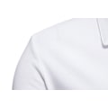 Miniatyrbillede 7 af 10: Mænds Langærmet Plaid Patchwork Lapel Casual Skjorte White M