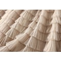 Miniatyrbillede 3 af 5: Dame Elastisk Talje Lagdelt Mesh Skørt Beige M