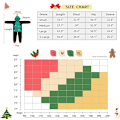 Miniatyrbild 5 av 7: Unisex Julpepparkakans Onesie Kostymer En Delig Pyjamas Sovkläder för Vuxen M