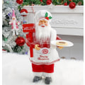Miniatyrbillede 2 af 3: Julemanden Stående Pose Dukke Figur Chef