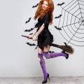 Miniatyrbilde 3 av 9: Halloween Lårhøye Lange Strømper Over Kneet Purple