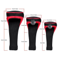 Pikkukuva 2 / 2: 4X Golf-mailanpäällyssetti Pitkäkaulainen Driver Fairway Woods -päällys red