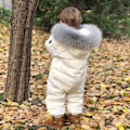 Miniatyrbild 4 av 5: Toddler Baby Flickor Pojkar Kappa Vinter Dun Jumpsuits white 80cm