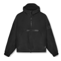Miniatyrbild 2 av 5: Hoodie med kvarts dragkedja för herr black XXL