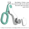 Miniatyrbillede 4 af 5: Kløftrimmer til kæledyr med LED-lys Blue