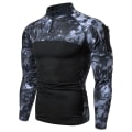 Miniatyrbillede 1 af 4: Mænds Stalker Langærmet Stealthy Camo T-shirt Black L