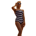 Miniatyrbilde 1 av 8: Barbie-kostyme for voksne kvinner - komplett sett Pinstripe S
