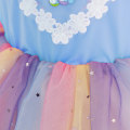 Miniatyrbillede 3 af 5: Enhjørning Regnbue Tulle Ballkjole Tutu Prinsesse Tema Fest blue 100cm