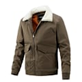 Miniatyrbild 1 av 5: Herrjackor Full Zip Vintervarma kappor Ytterkläder khaki S