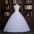 Miniatyrbilde 3 av 7: Petticoat for kvinner - Mermaid Petticoat, Fiskestjert Underskjørt, Gulvlang Trompet Crinoline C