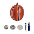 Pikkukuva 1 / 5: Halloween-Pumpun Ilmapallo LED-Lyhty Kurpitsa Valot Sisä- ja Ulkokäyttöön Stripe