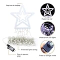 Miniatyrbild 3 av 5: Utomhus julpynt Vattentät LED Star Lights white