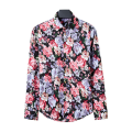 Miniatyrbild 1 av 5: Herr Hawaiian Button Down blommönstrad skjorta color2 2XL