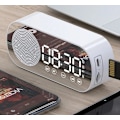 Miniatyrbild 3 av 4: Trådlös Bluetooth-högtalare, multifunktionell högtalarklocka white