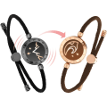 Miniatyrbild 1 av 6: Långdistansberlockarmband för par, vibration & upplysning för kärlekspar A