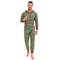 Miniatyrbilde 2 av 5: Jule-Onesies for Voksne Onesie Kostyme Pyjamas for Kvinner Pyjamassett Men Green S
