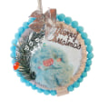 Miniatyrbillede 1 af 5: DIY Julelys-krans Gave til Hjemmevindue, Bilpynt Ornamenter Style6