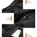 Miniatyrbilde 3 av 4: Hettevest for menn - Vinterjakke uten ermer Black 2XL