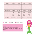 Miniatyrbild 5 av 5: 3-delat set flickor sjöjungfrusvans bikini badkläder set STYLE 1 120cm