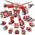 Miniatyrbild 5 av 7: 836-dels Robotbyggset för Pojkar Red