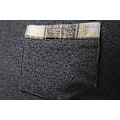 Miniatyrbillede 8 af 9: Mænds Langærmet Plaid Patchwork Lapel Casual Skjorte Dark Gray M