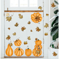 Miniatyrbilde 5 av 6: Høstblader med gresskar Halloween-dekorasjon Selvklebende maleri 27*27CM