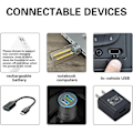 Miniatyrbillede 7 af 9: Bærbar Berøringsstyret LED Natlampe, Mini USB Pærelampe Warm Light