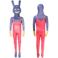 Miniatyrbilde 2 av 5: Digital Circus Kostyme for Barn Pomni Kostyme Jumpsuit Style 2 170