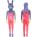 Miniatyrbilde 2 av 5: Digital Circus Kostyme for Barn Pomni Kostyme Jumpsuit Style 2 180