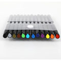 Miniatyrbilde 3 av 7: Fargeblyantsett med fine linjer, vannbasert 24 Color Double Row