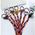 Miniatyrbillede 3 af 6: 7 stk. Halloween Parykker Fletninger Damer Vridne Fletninger 35CM