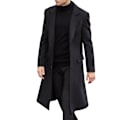 Miniatyrbild 1 av 5: Lång kappa i casual för män black M