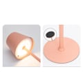 Pikkukuva 6 / 9: LED-pöytälamppu metallista, kosketushimmennettävä lukemiseen, työskentelyyn ja baareihin pink