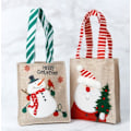 Miniatyrbilde 3 av 7: Julegavepose i burlap Green