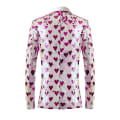 Miniatyrbillede 2 af 9: Mænd Stilfuld Hjerteprint Sequin Smokingjakke 3XL