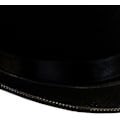 Pikkukuva 7 / 7: Musta Korkeaksi Hattu - Viktorian Aikakauden Hattu Miehille - Felt Tuxedo Asun Hattu Black