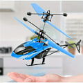 Miniatyrbillede 3 af 4: Fjernstyret Intelligent Induktion Kamphelikopter Flyvning Børnegave blue