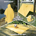 Pikkukuva 3 / 5: Hupullinen Sadetakki Aikuiseen Taskulla Yellow