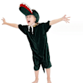 Pikkukuva 2 / 6: Halloween-lasten piirretty krokotiilipuku L