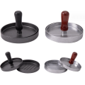 Miniatyrbillede 3 af 5: Non-stick Hamburgerpresse Rund Form Frosted