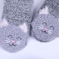 Miniatyrbild 3 av 6: Damkatt Fuzzytofflor med Grepp Grey