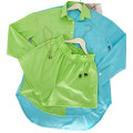Miniatyrbild 5 av 10: Kvinnors 2-delade Lounge träningsoverall Shirt Outfit Set Green M
