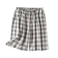 Miniatyrbillede 1 af 3: Mænds Vævede Stræk Pyjamas Shorts color-1 3XL