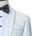 Miniatyrbild 7 av 11: Herr 2-delad kostym Slim Fit Tuxedo för bröllopsfest M