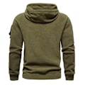 Miniatyrbild 3 av 4: Långärmade luvtröjor i fleece för män green L