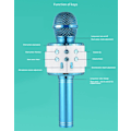 Miniatyrbild 3 av 3: Trådlös Bluetooth hemmikrofonhögtalare för barn en USB color2
