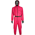 Miniatyrbild 1 av 8: Squid Game 2 Vuxen Triangelvakt Jumpsuit Square L
